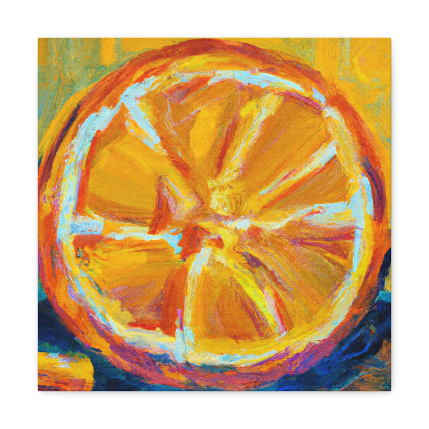 "Orange Glow of Expressionism" - Canvas