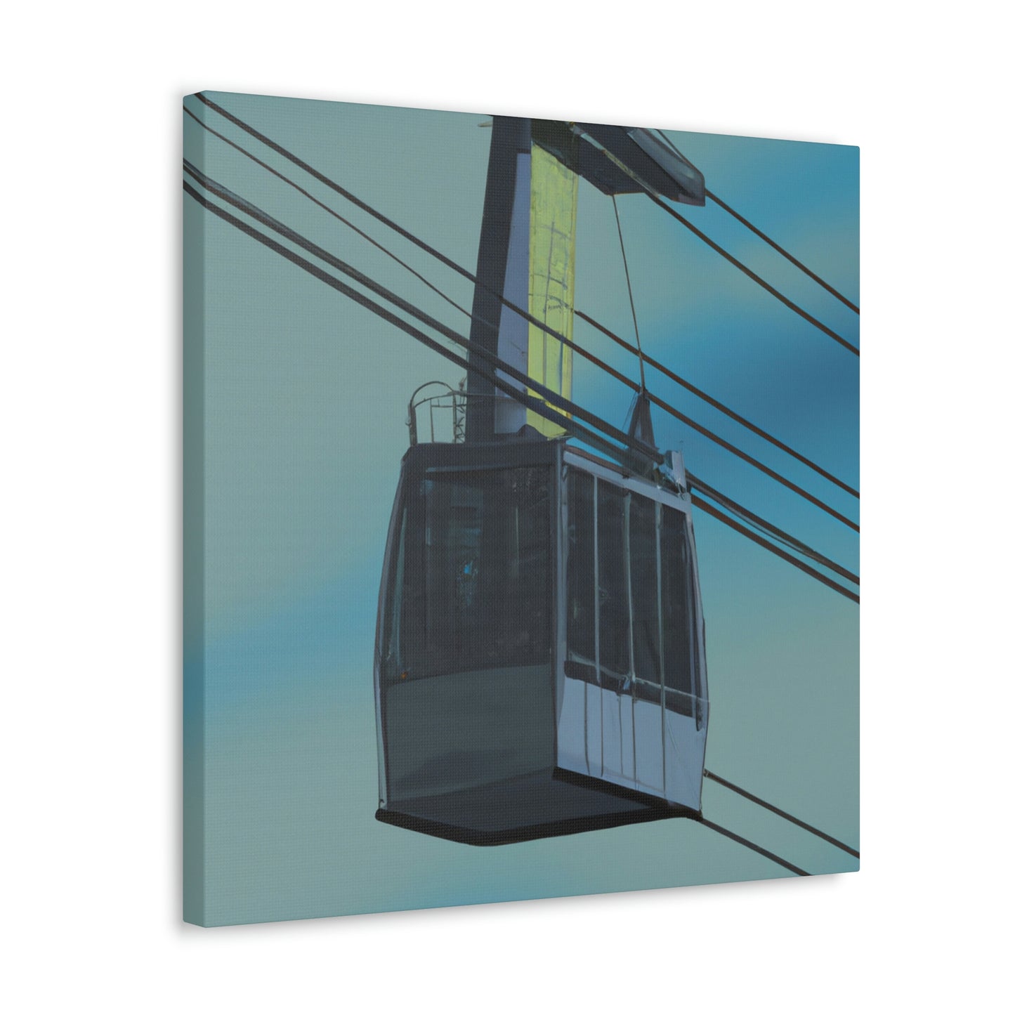 Cable Car Hyperrealism - Canvas