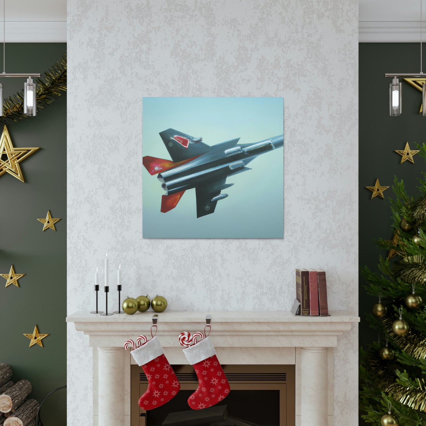 Aircraft In Flight. - Canvas