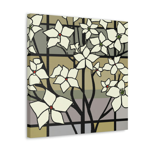 "Spear of Dogwood Blossoms" - Canvas