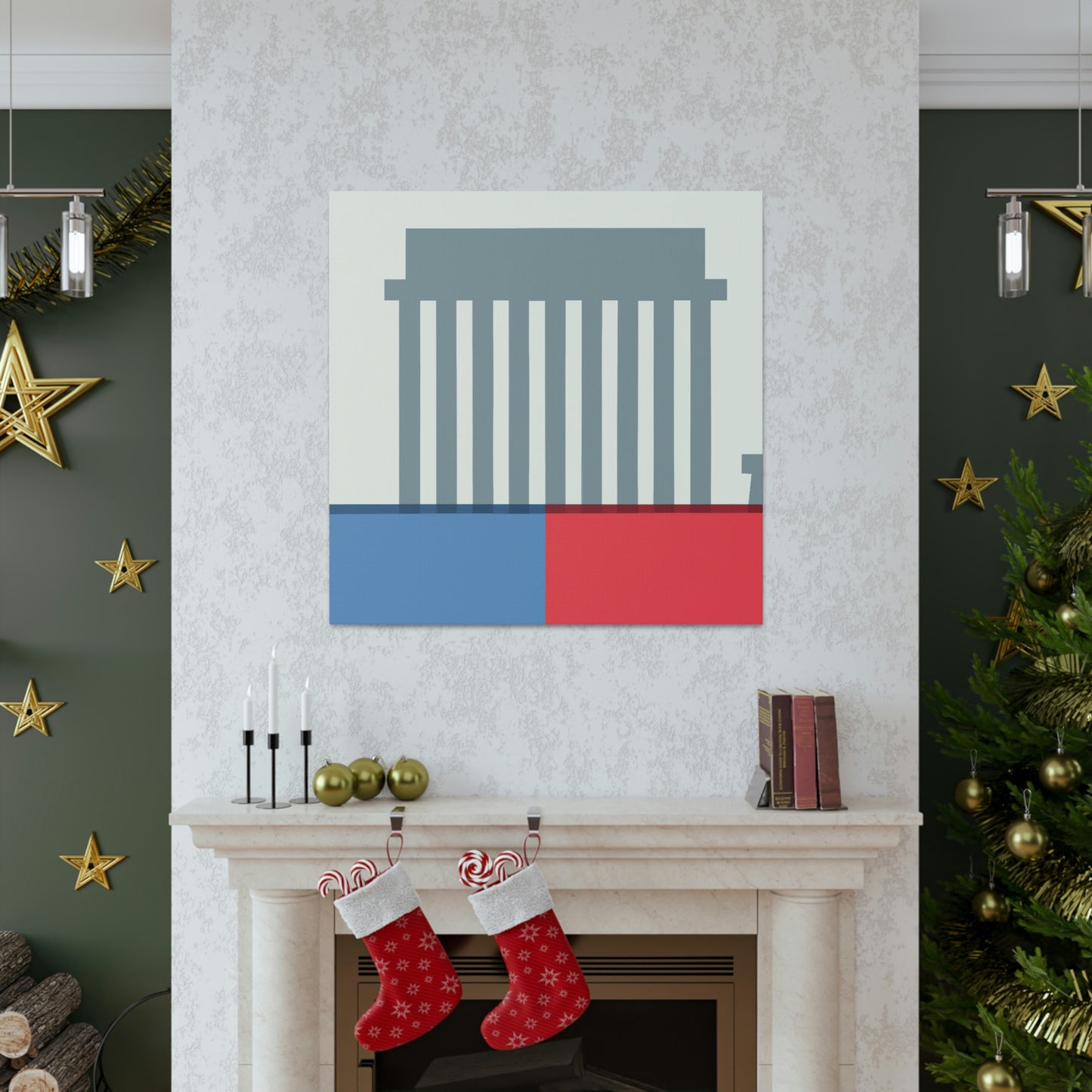 Lincoln Memorial Simplicity - Canvas