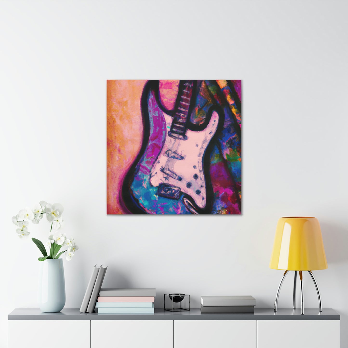 Fender in Abstract Form - Canvas