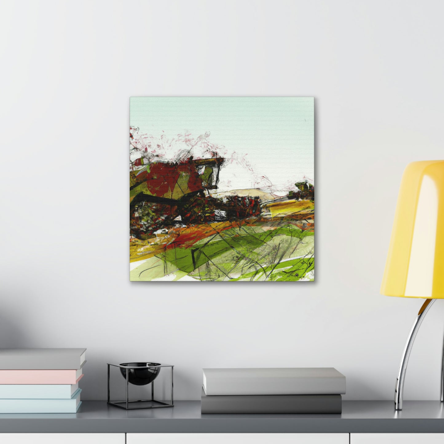 Harvesters in Harvest Time - Canvas