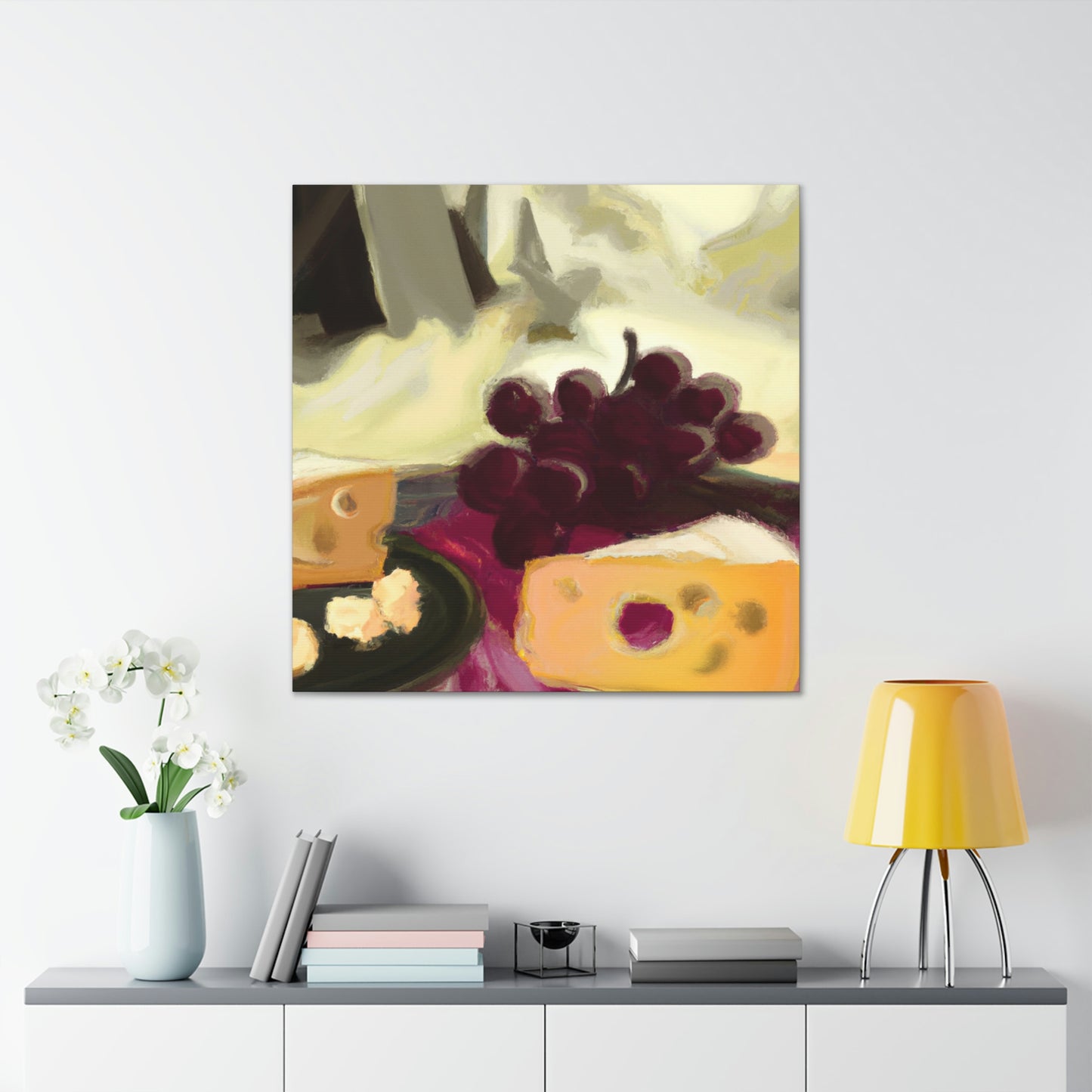 Cheese and Grapes Dream - Canvas