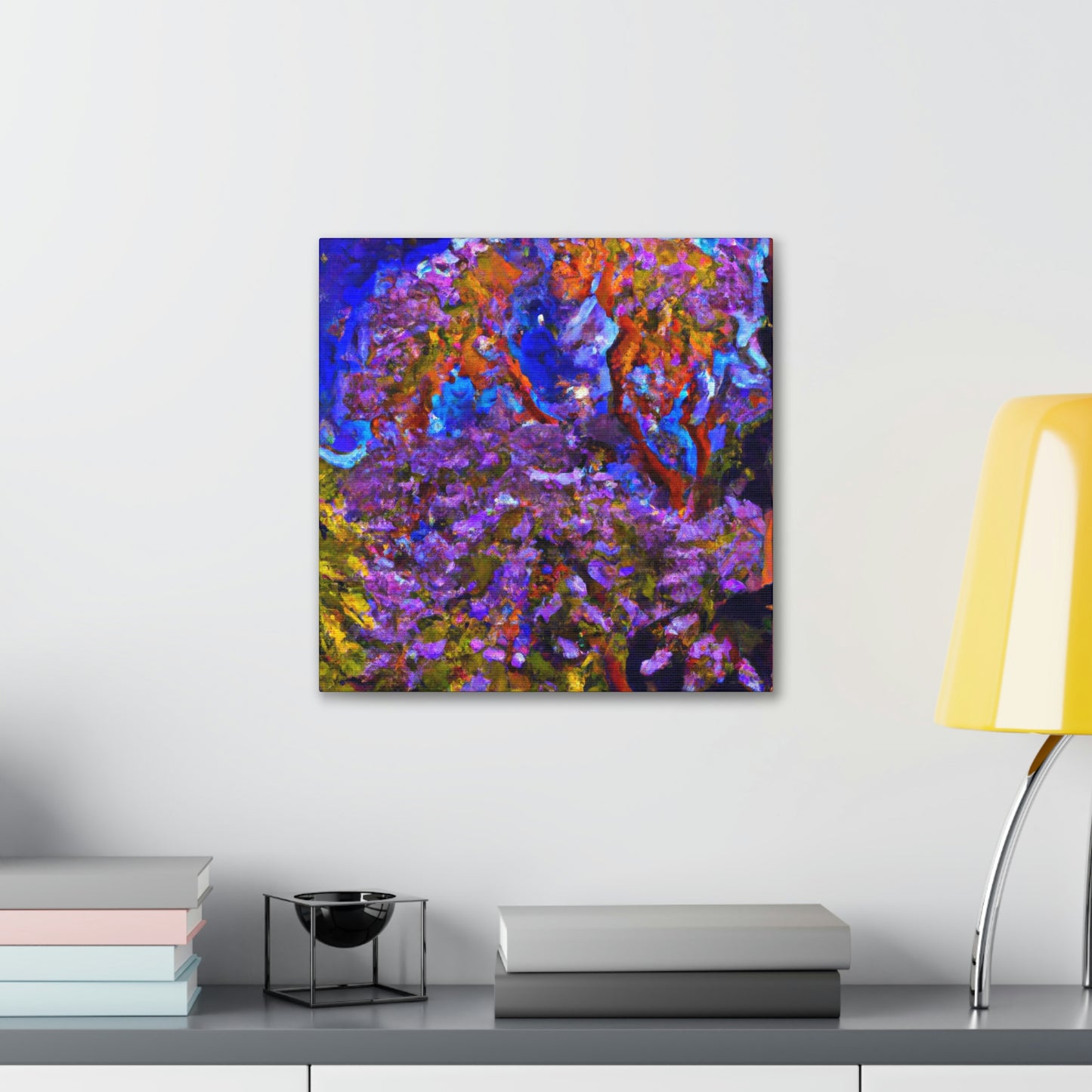 "Vibrant Jacaranda Tree" - Canvas