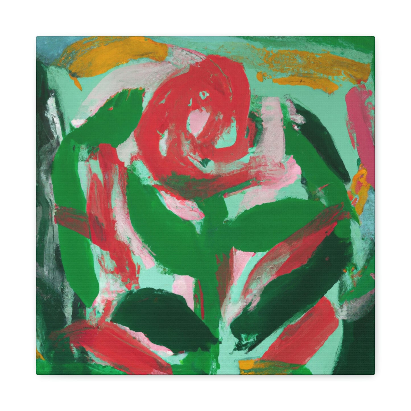 "Rose in Expressionism Era" - Canvas