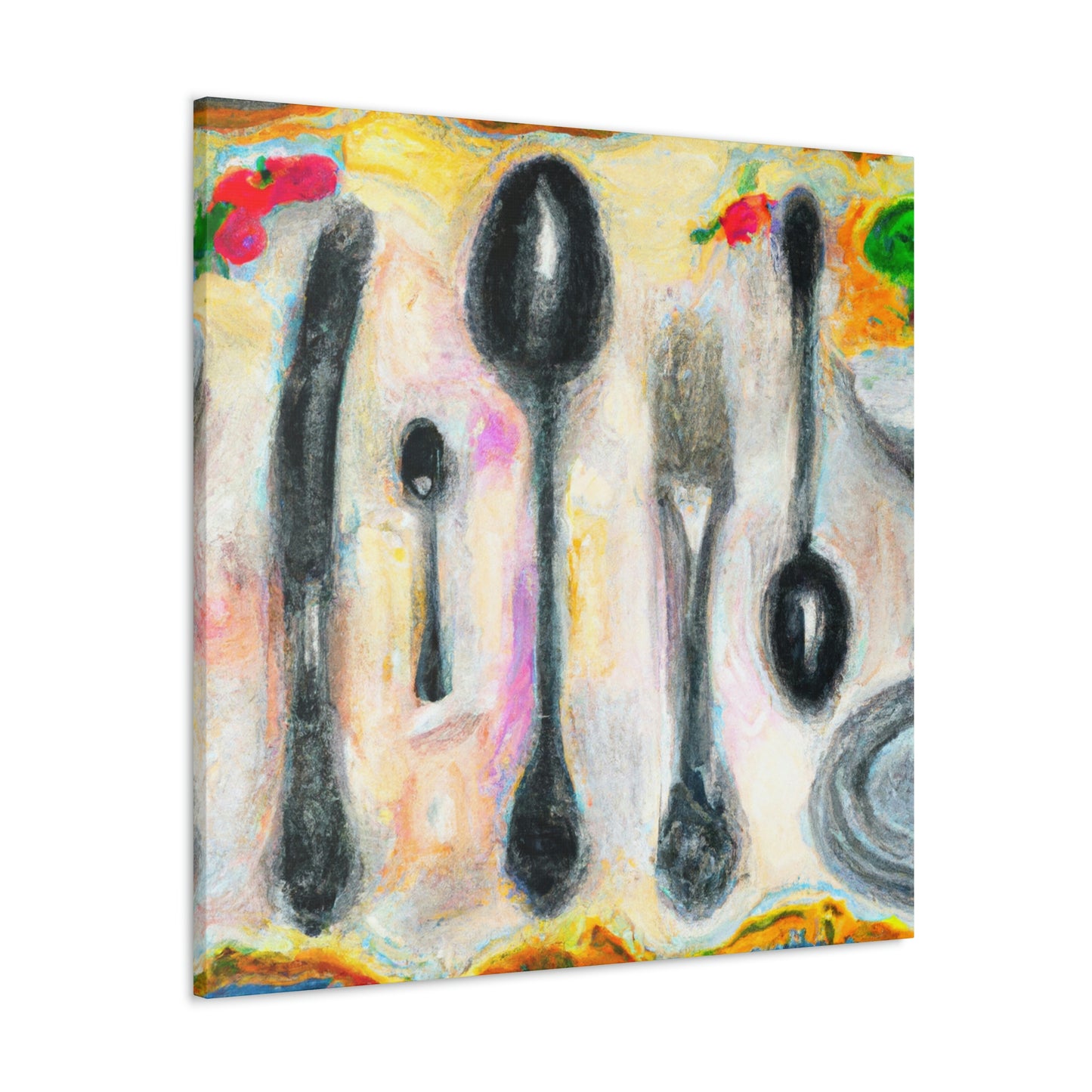 "Silverware in Expressionism" - Canvas