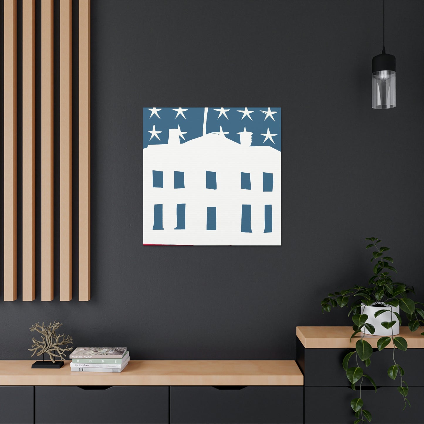 "White House Simplicity" - Canvas