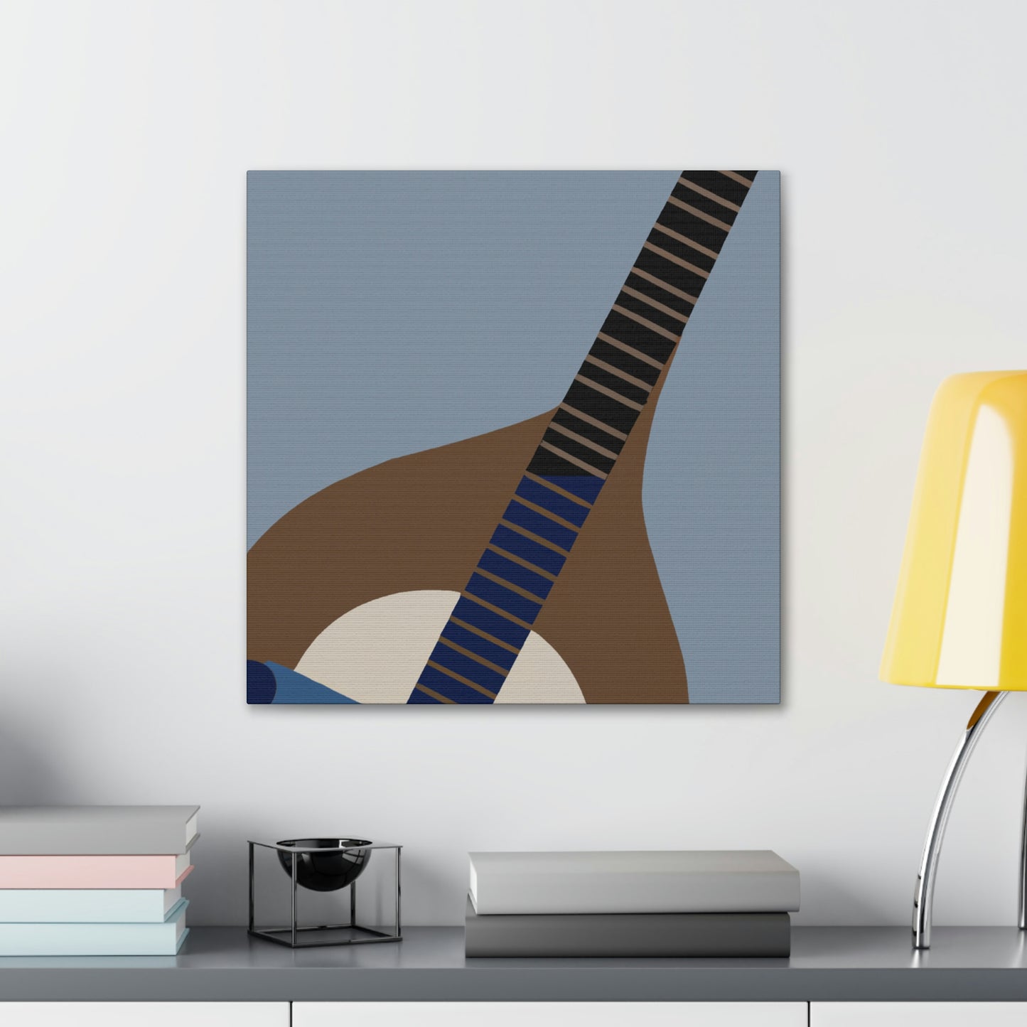 "Mandolin Minimalism Melody" - Canvas