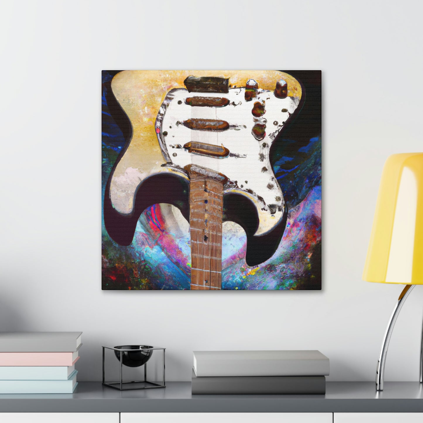 "Electric Fender Dreamscape" - Canvas