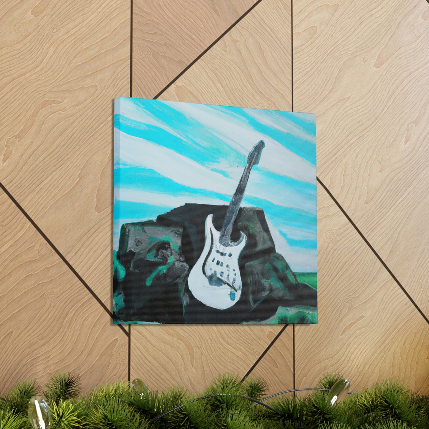 "Fender Abstract Expressionism" - Canvas