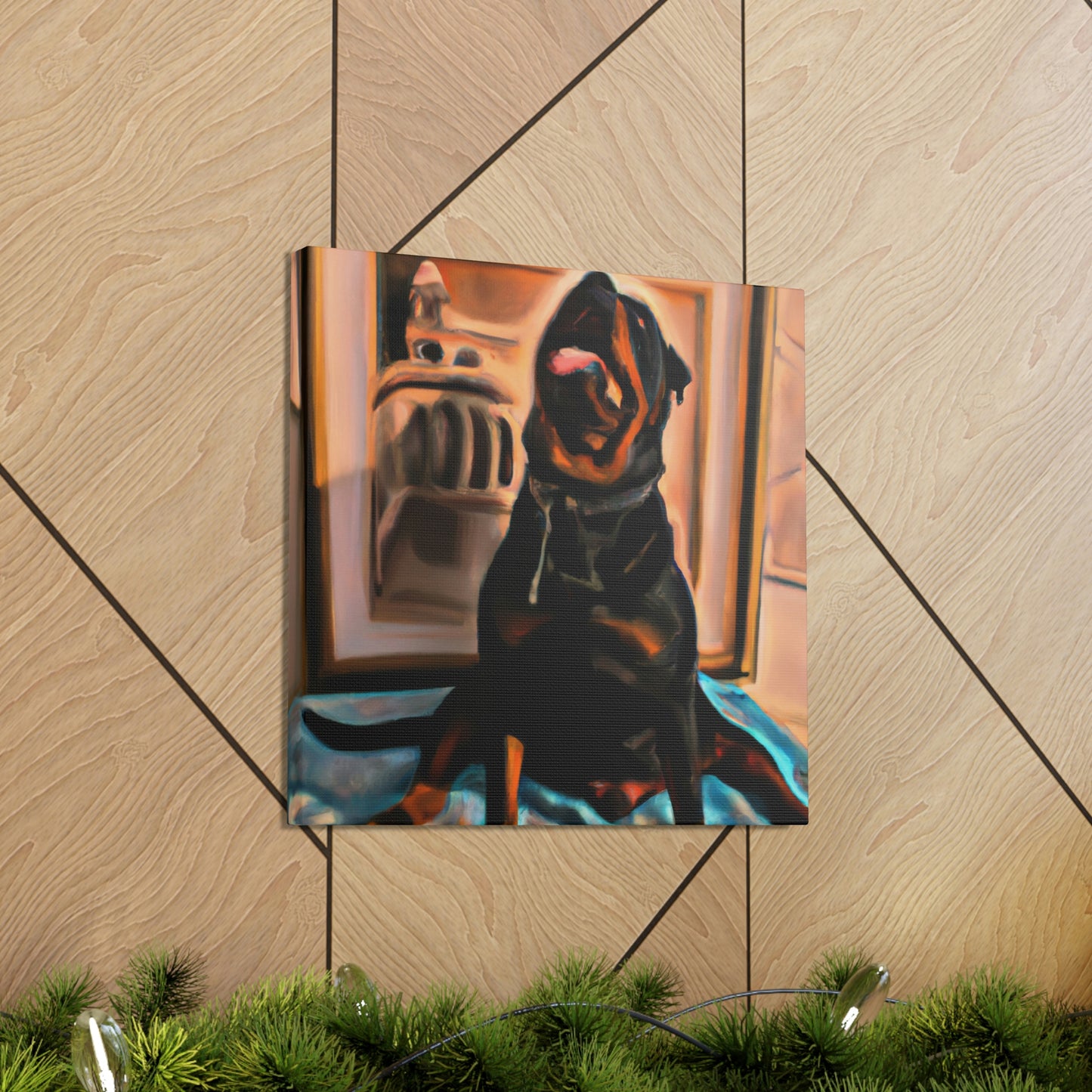 "Rottweiler in a Dream" - Canvas