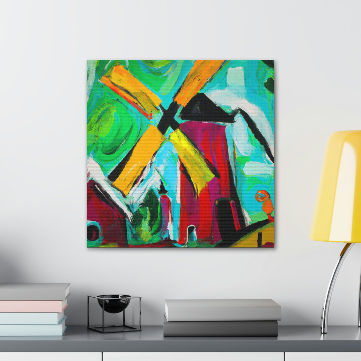 Windmill in Turbulence - Canvas