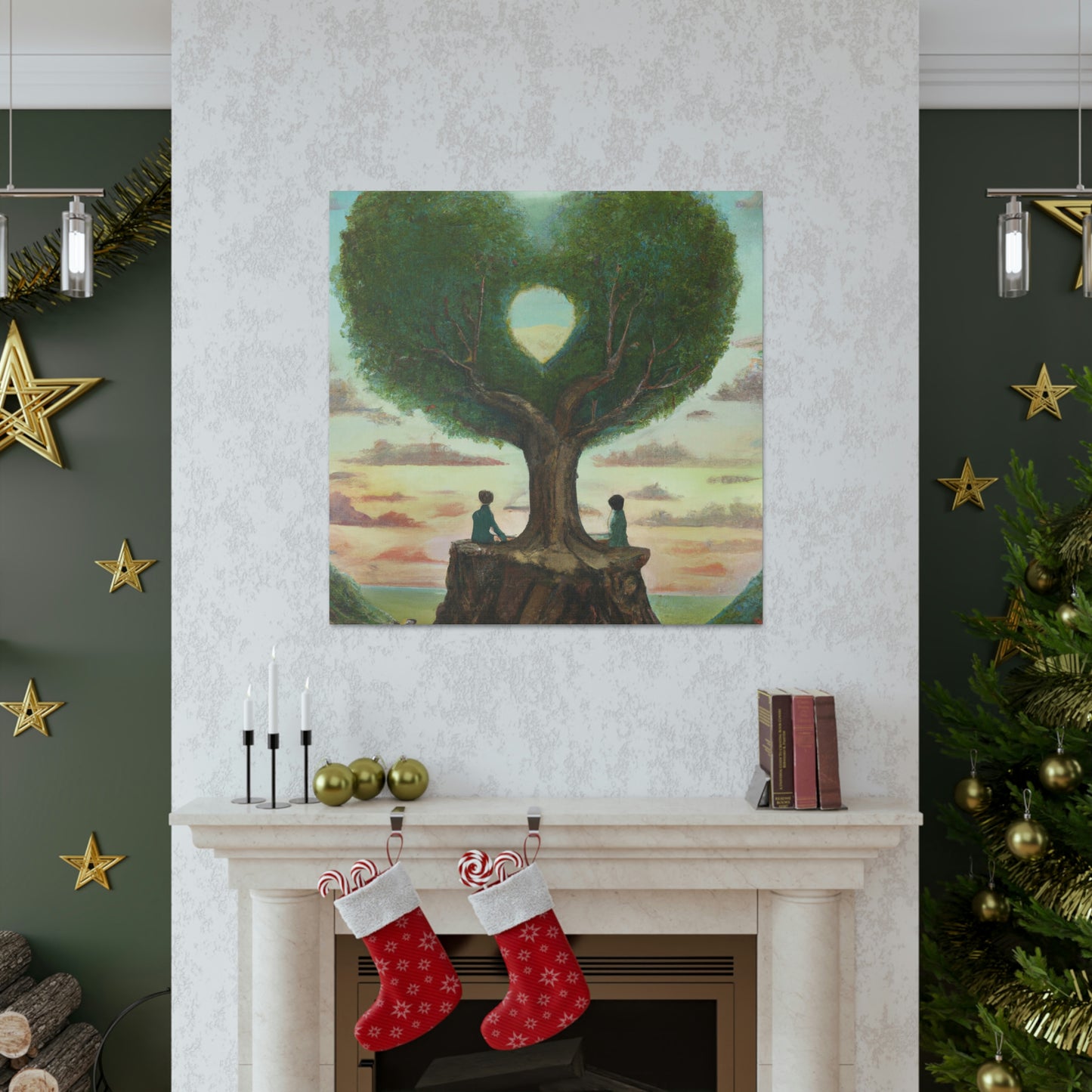 Love Tree Enchantment - Canvas