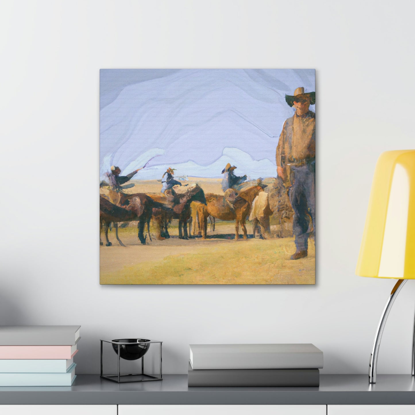 "Herd on a Ranch" - Canvas