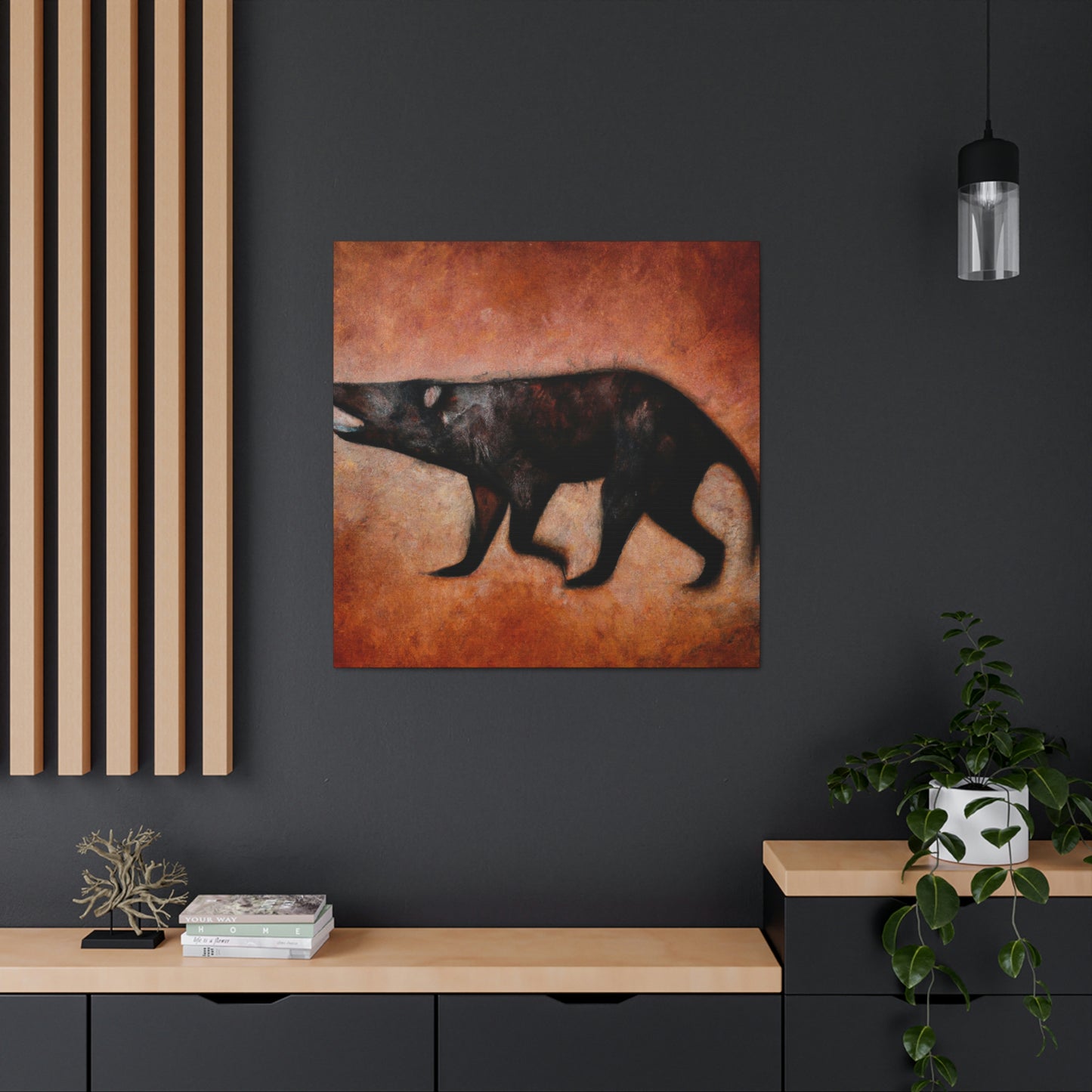 "Tasmanian Devil: Abstract" - Canvas