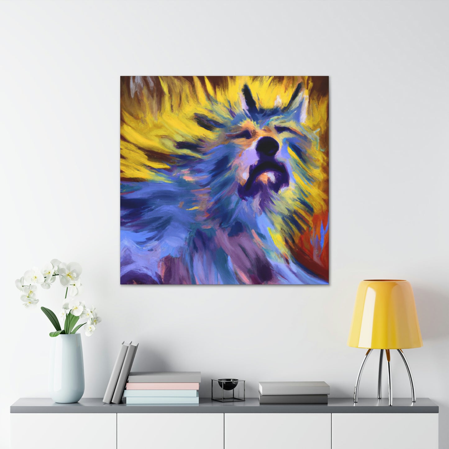 "Wolf in the Wilderness" - Canvas