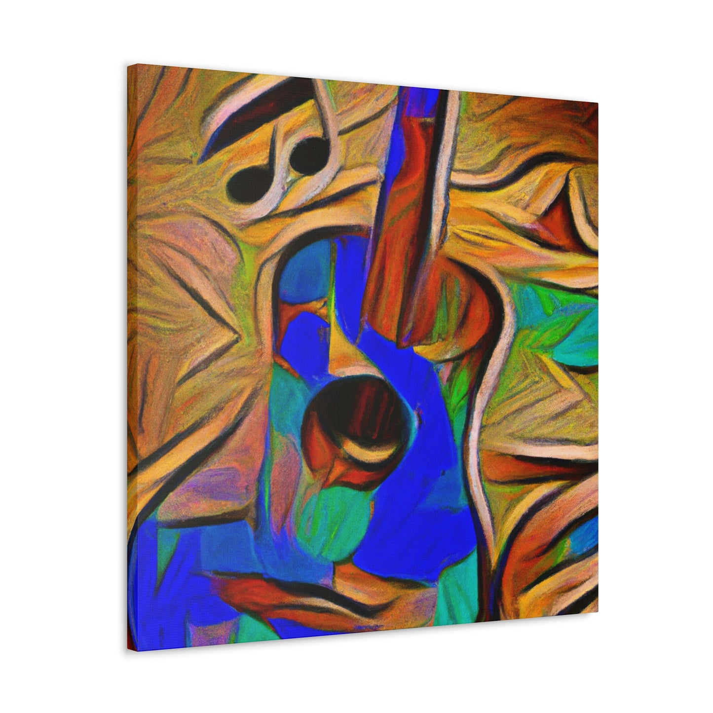 "Acoustic Guitar Resonance" - Canvas