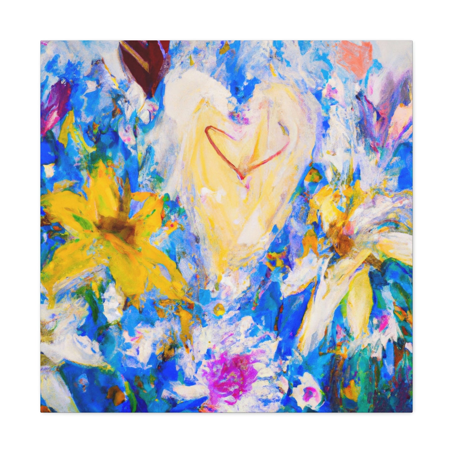 "Love Blossoms Forever" - Canvas