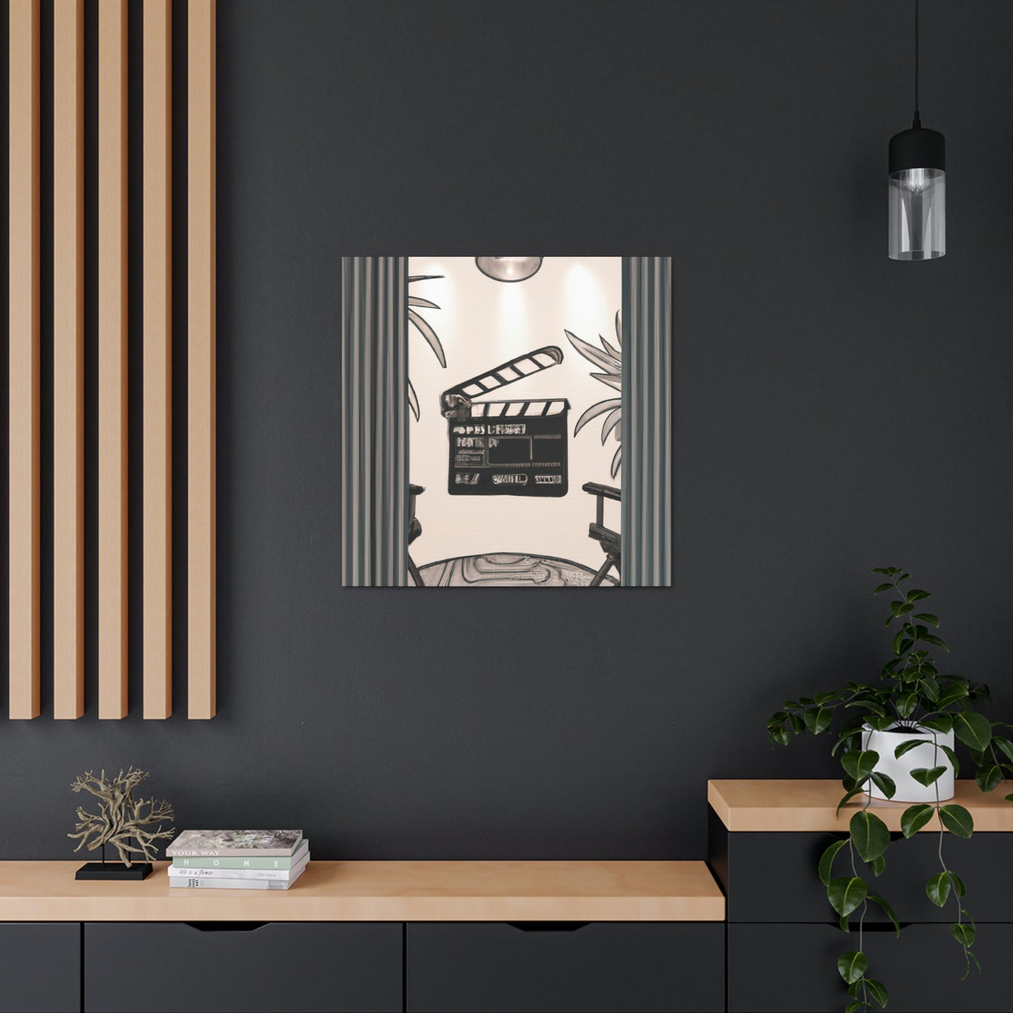 "Cinematic Magic Clapboard" - Canvas