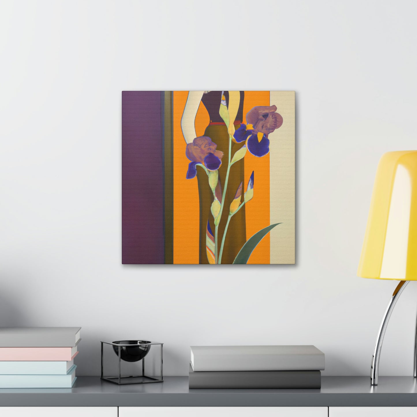 Iris in Splendor Glows - Canvas