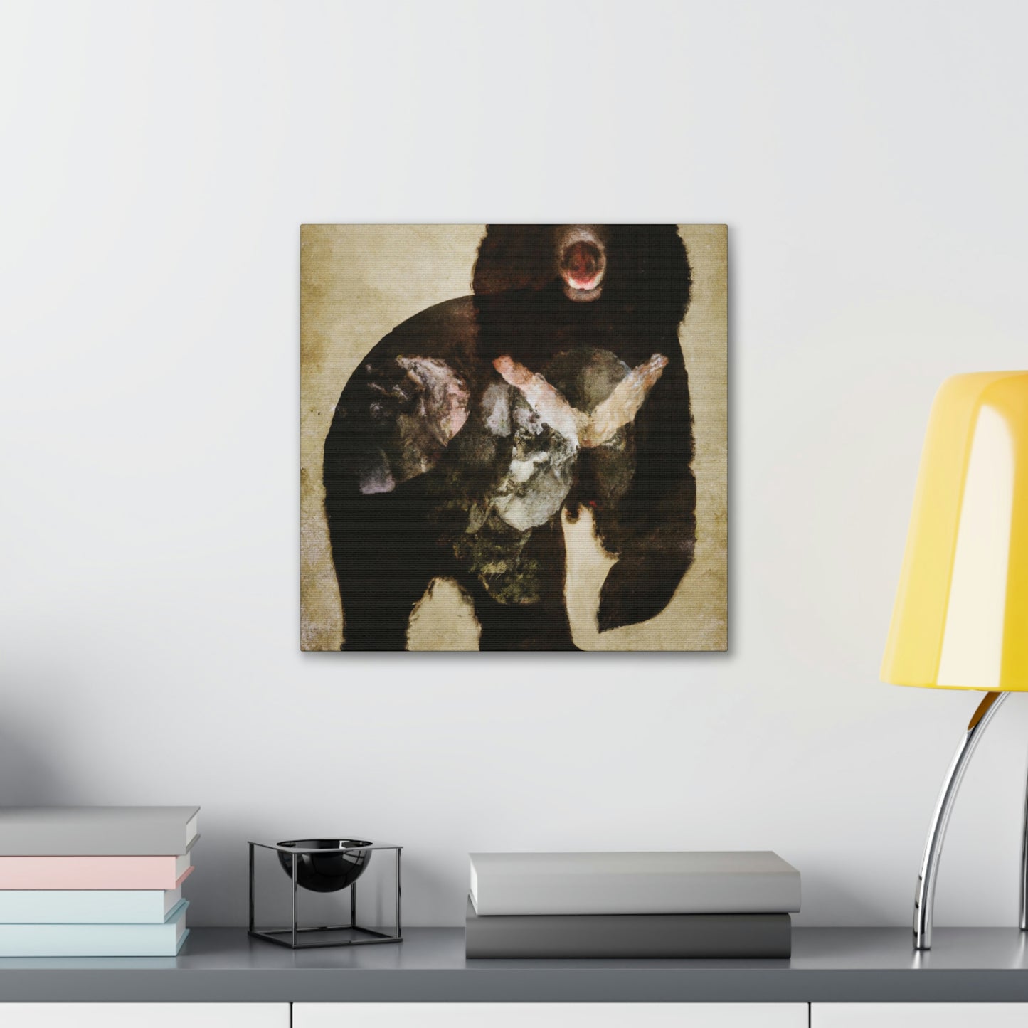 Black Bear Deco Dream - Canvas