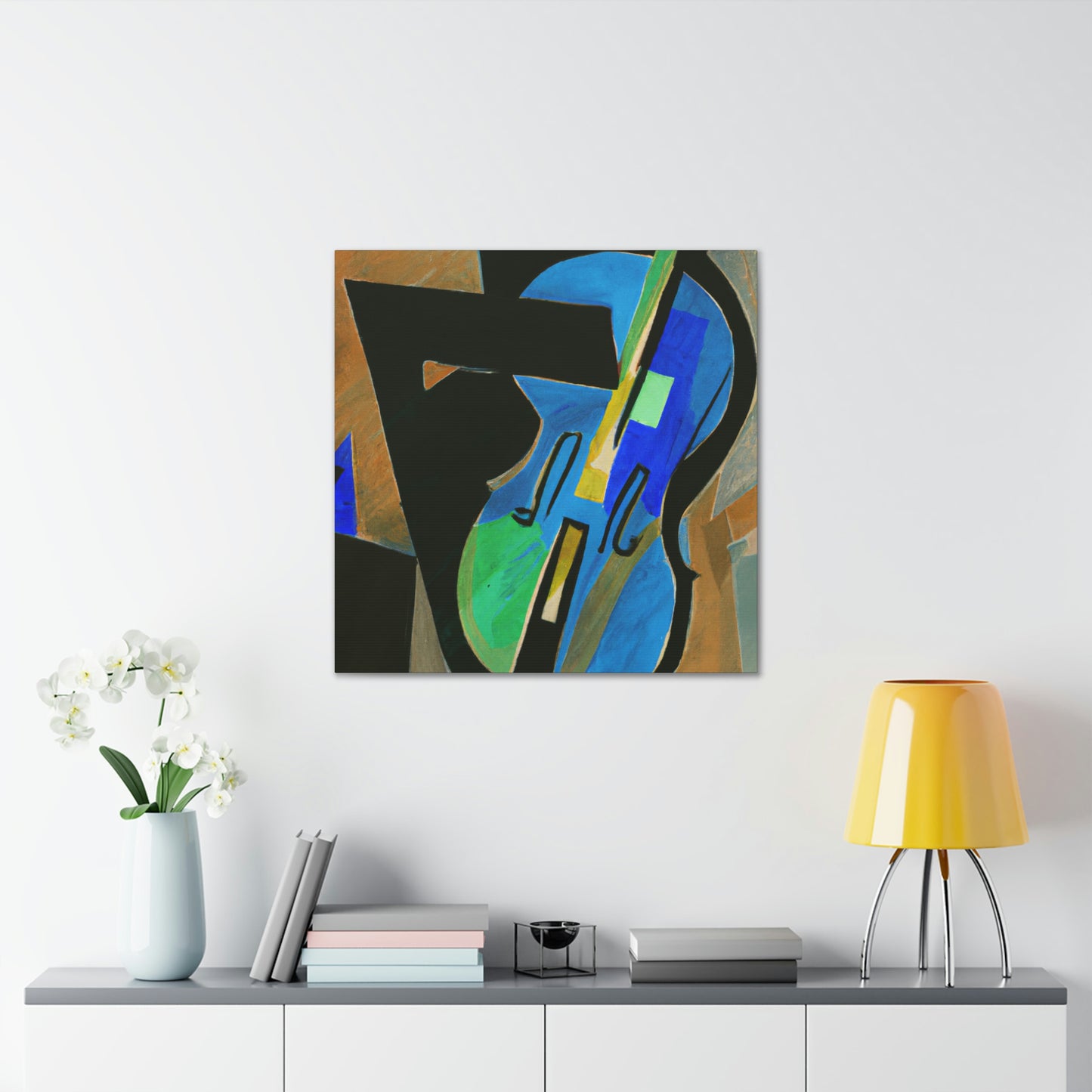 Vibrant Violin Symphony - Canvas