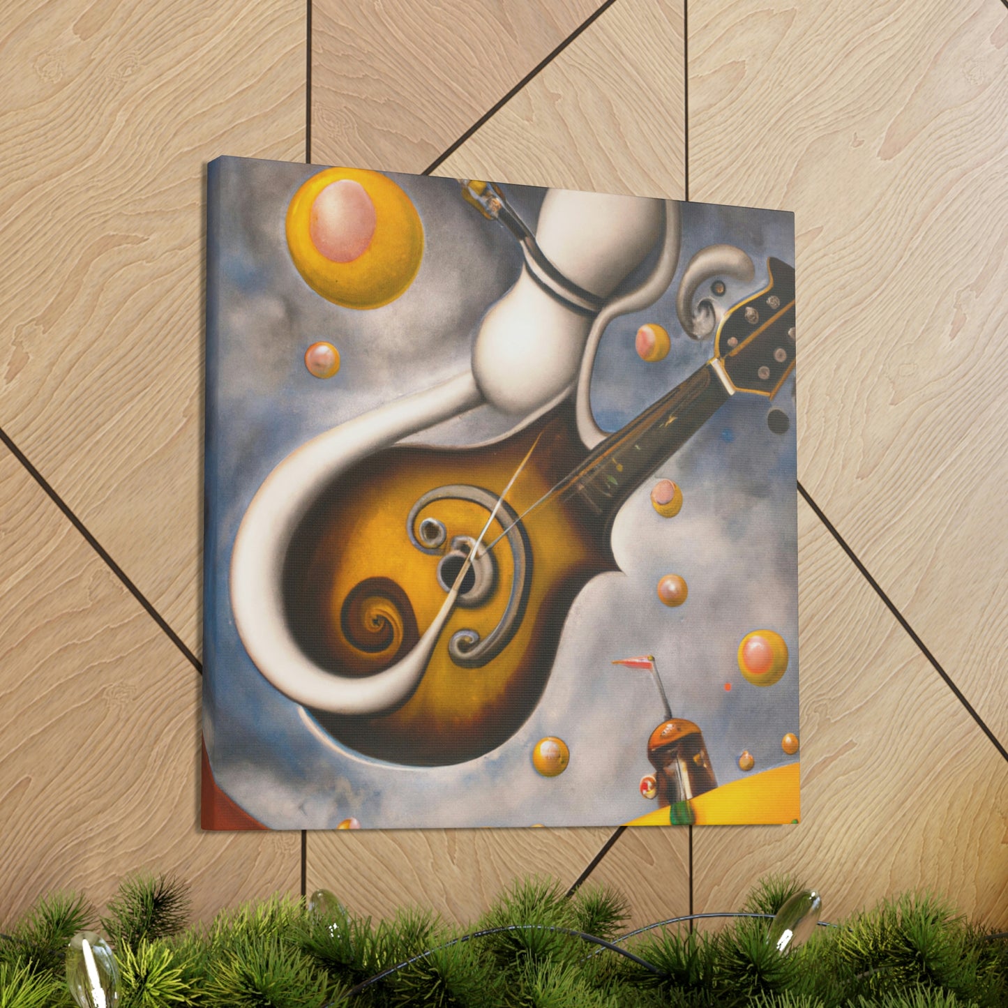 Mandolin in Surreality. - Canvas