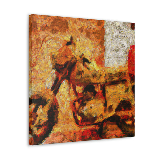 "Revving Through Expressionism" - Canvas