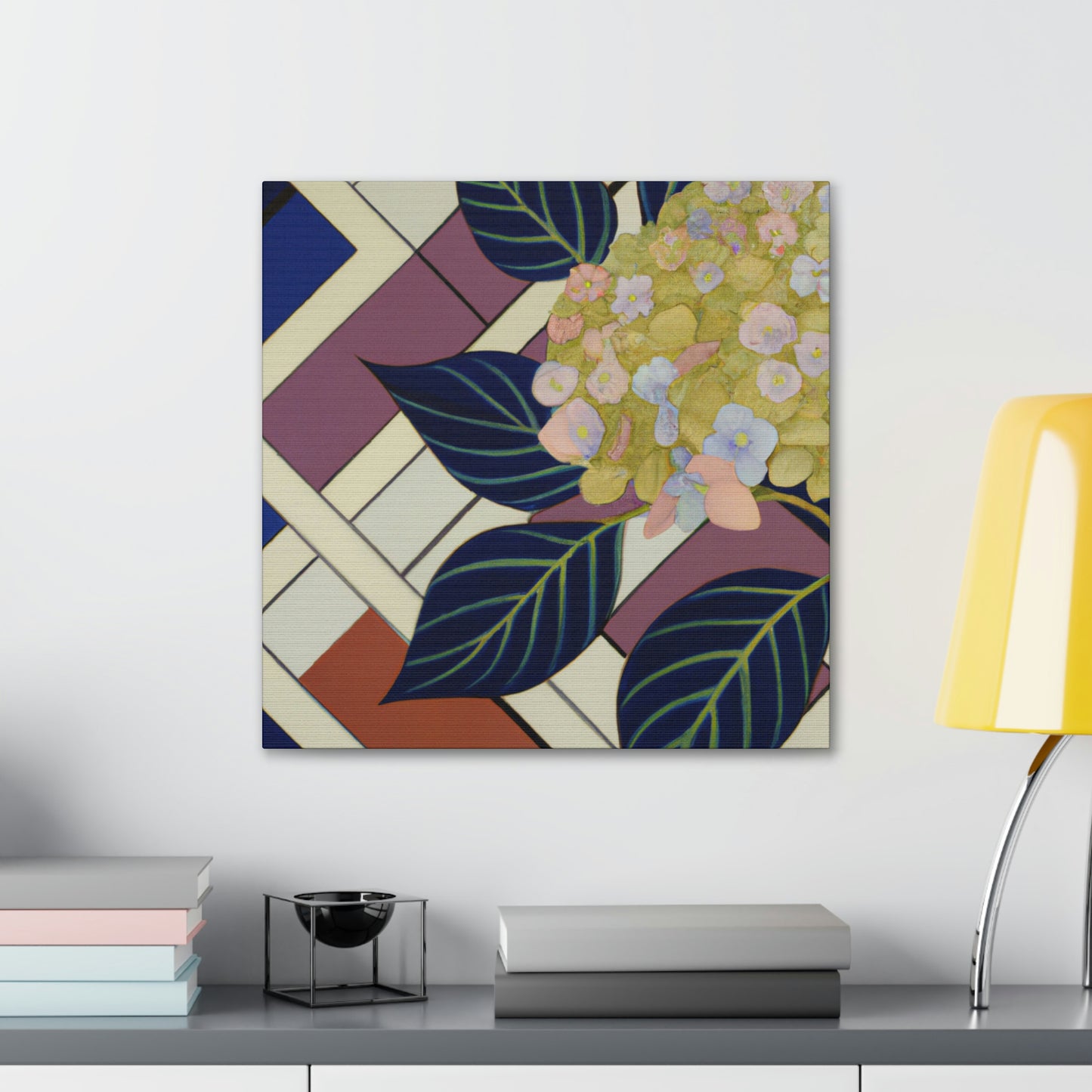 "Hydrangea Deco Dream" - Canvas