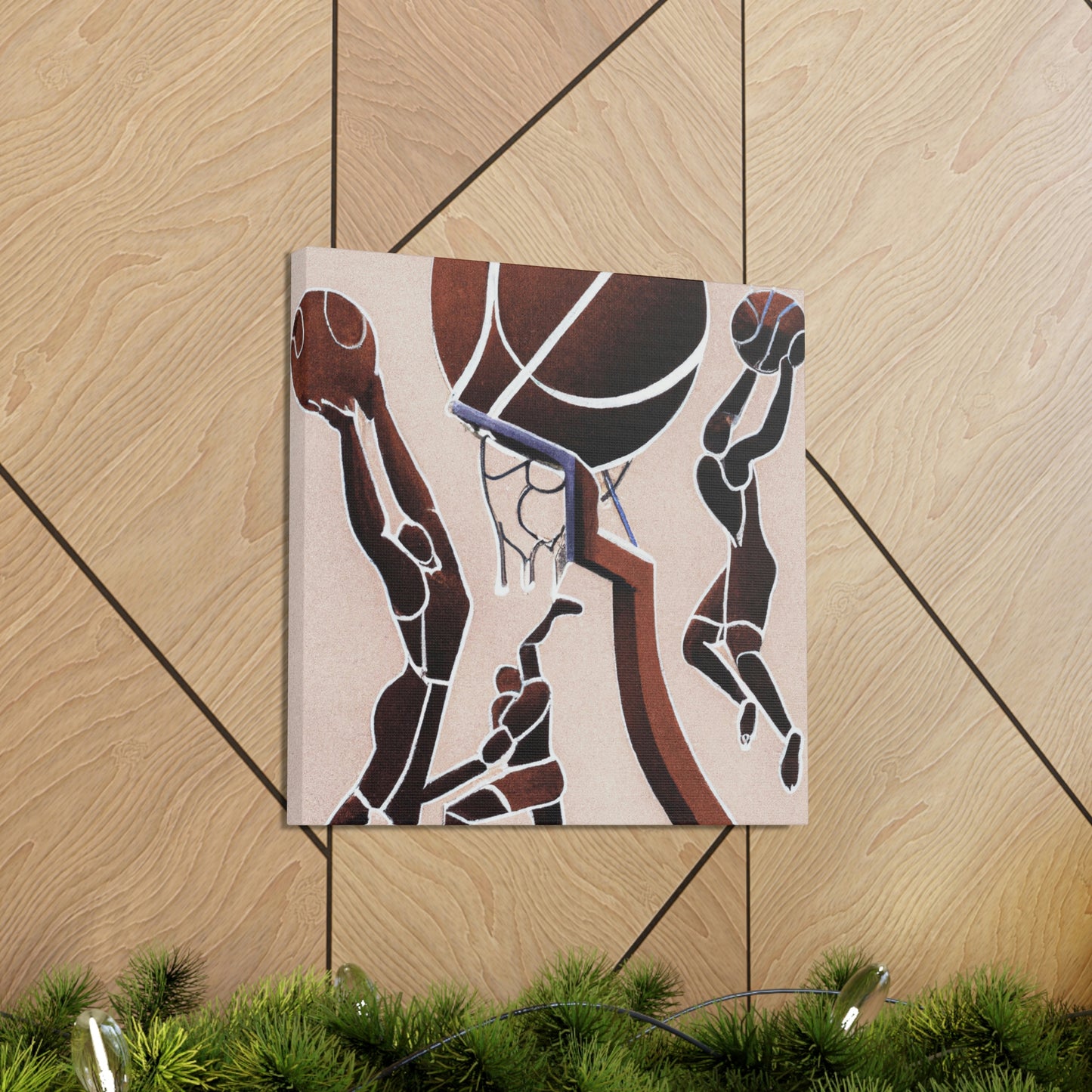 "Basket Shooting Surrealism". - Canvas