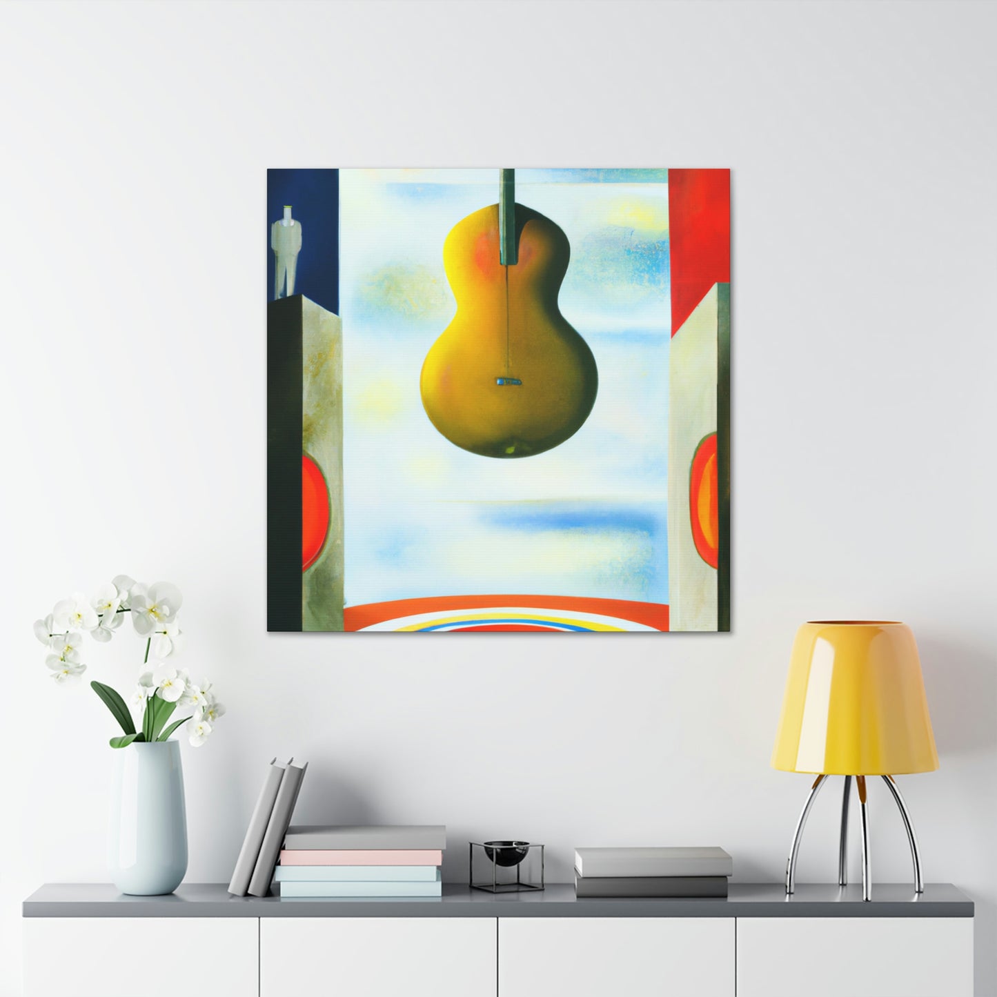 "Lonely Bass Interlude" - Canvas