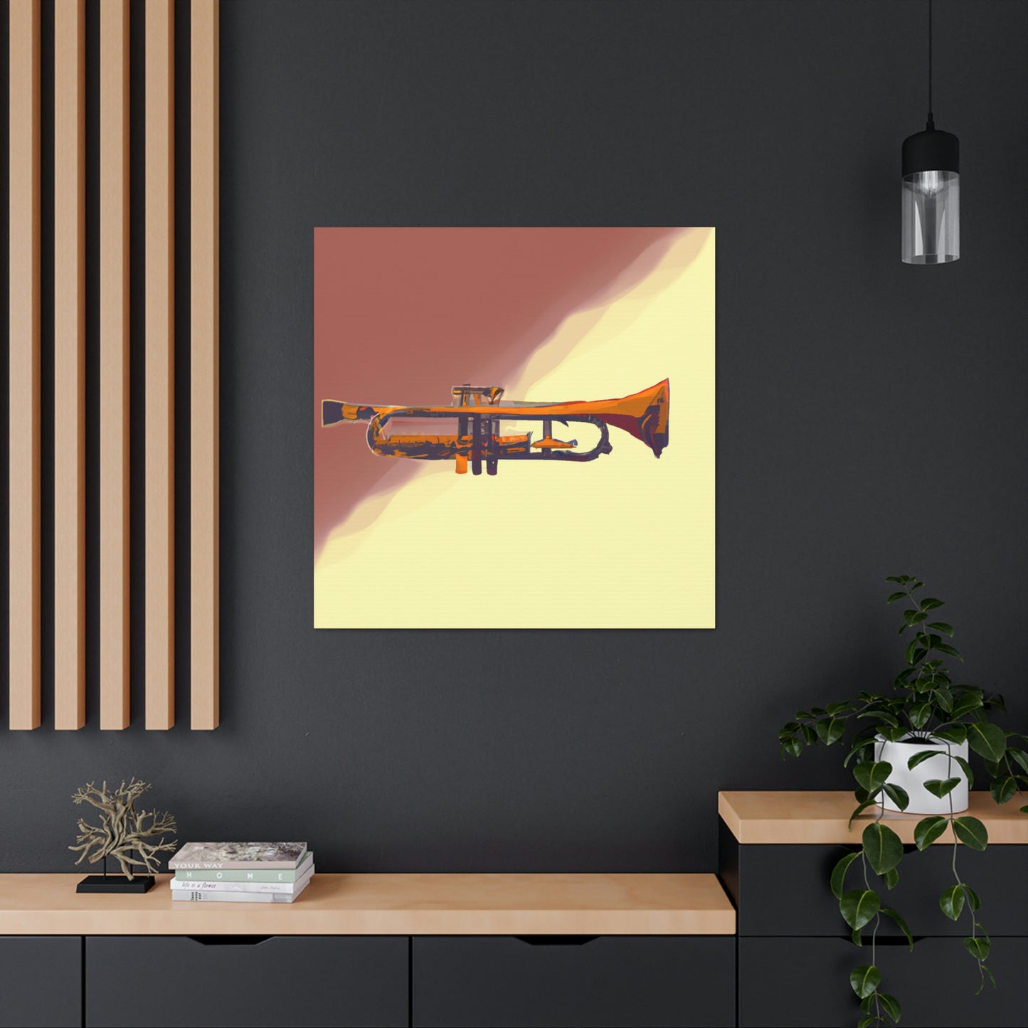 "A Brassy Trumpet Song" - Canvas