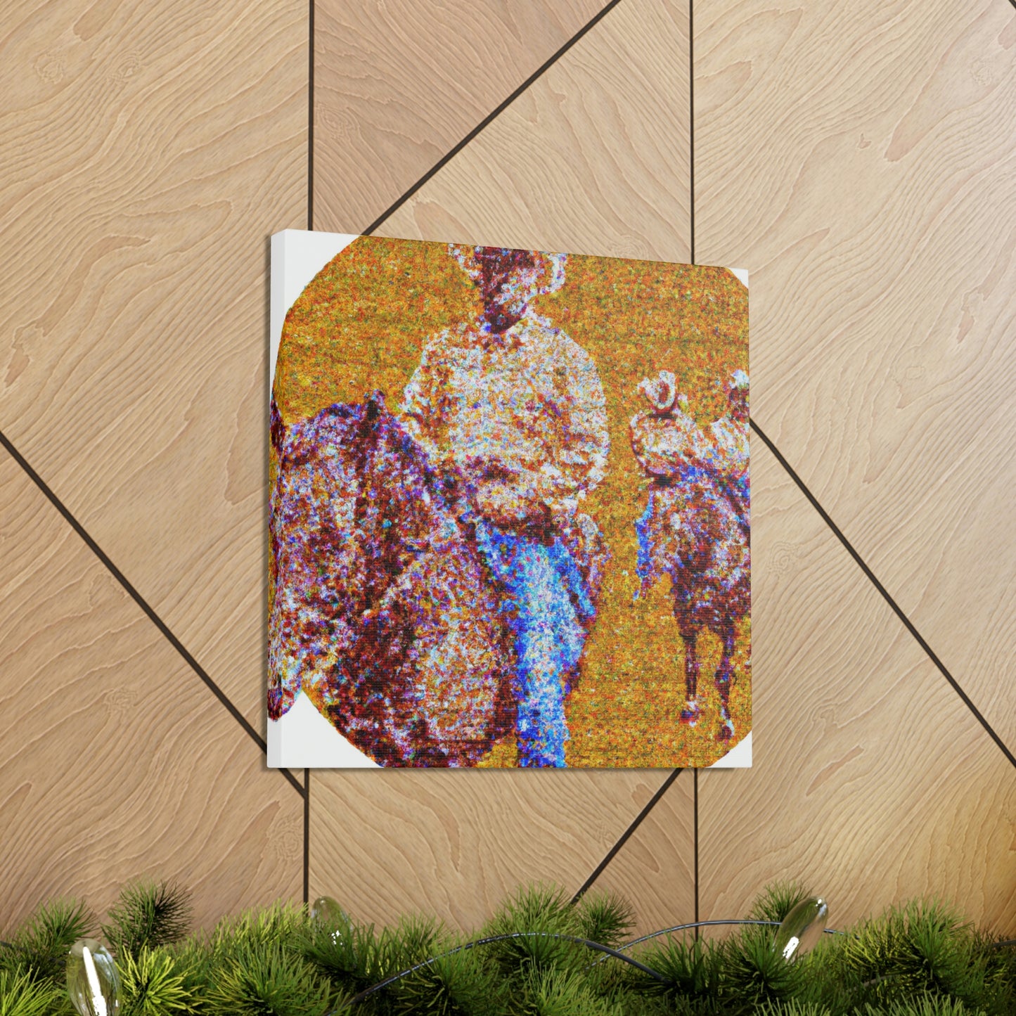 "Round Up: Cattle" - Canvas