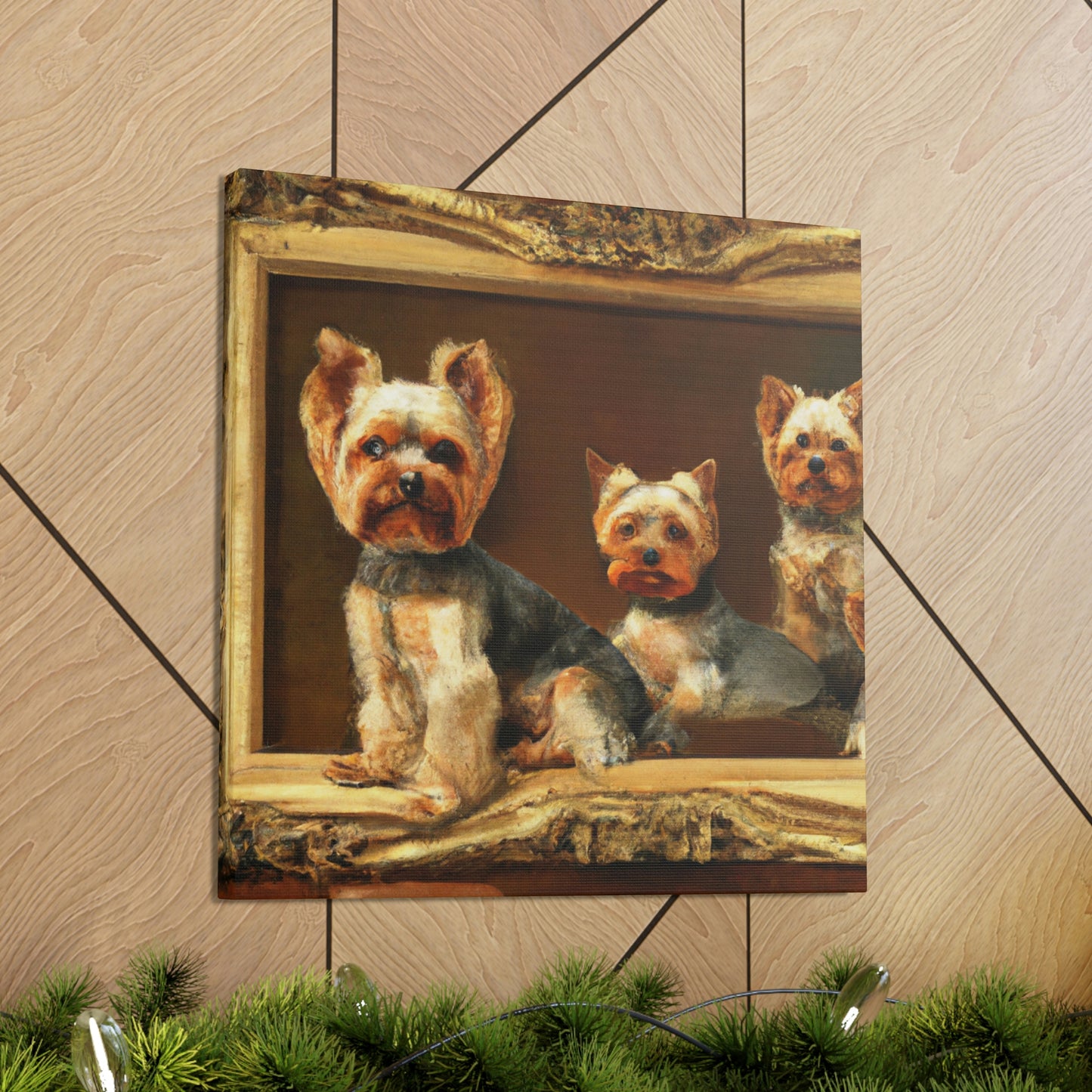 Yorkshire Terrier Symmetry - Canvas