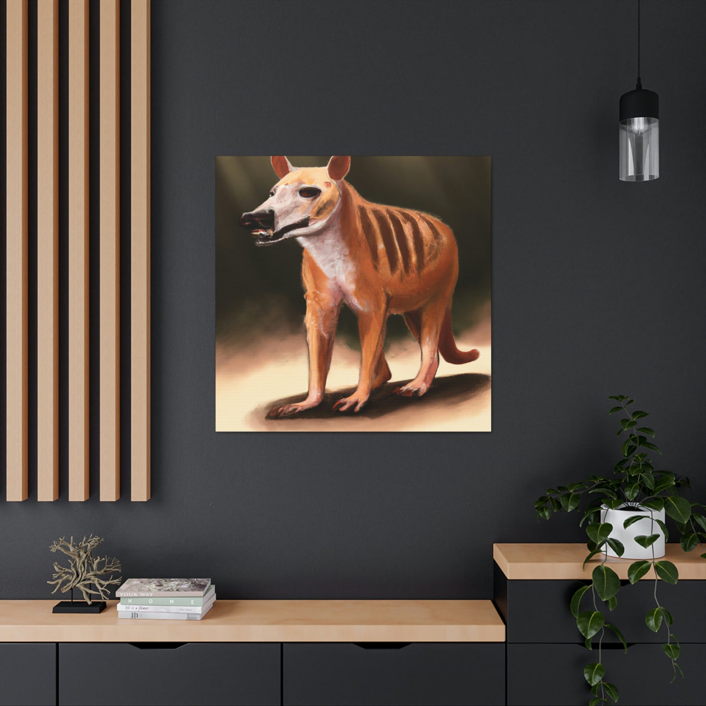 "The Tasmanian Tiger Awakens" - Canvas