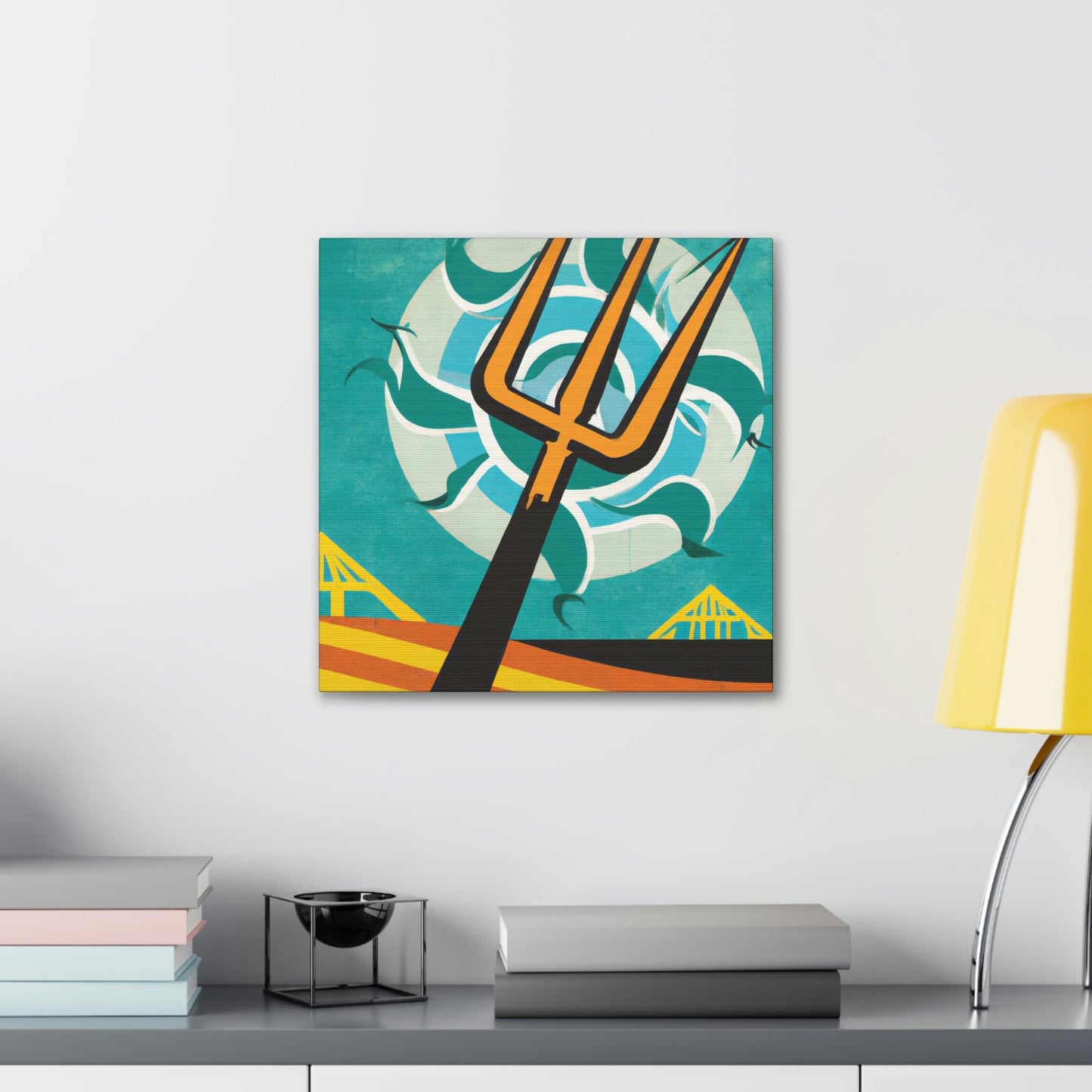 Pitchfork in Deco Style - Canvas