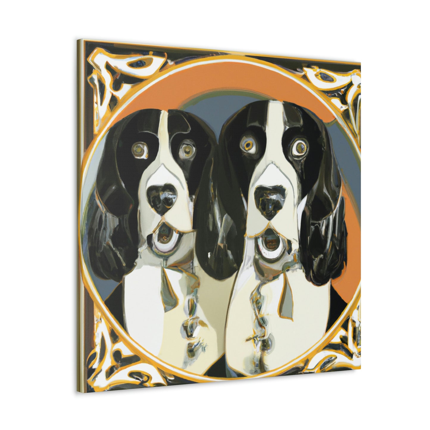 "Springer Spaniel Splendor" - Canvas