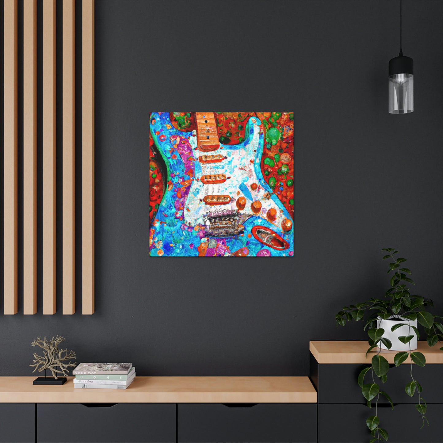 Fender's Expressionistic Vision - Canvas