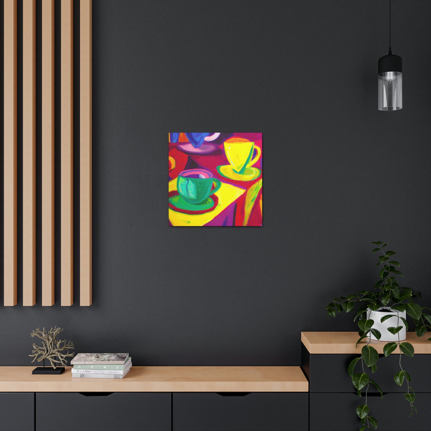 "Teacups in Fauvism" - Canvas