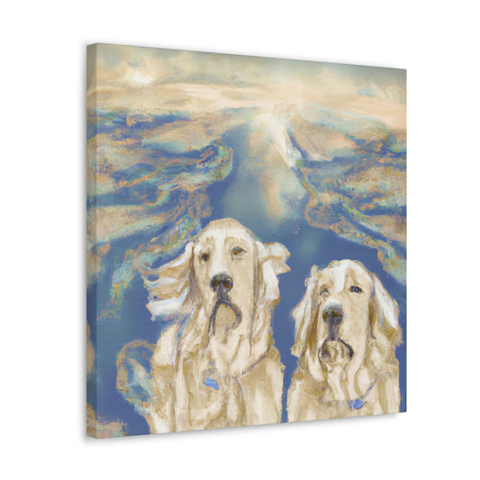 "Golden Retriever Splendor" - Canvas