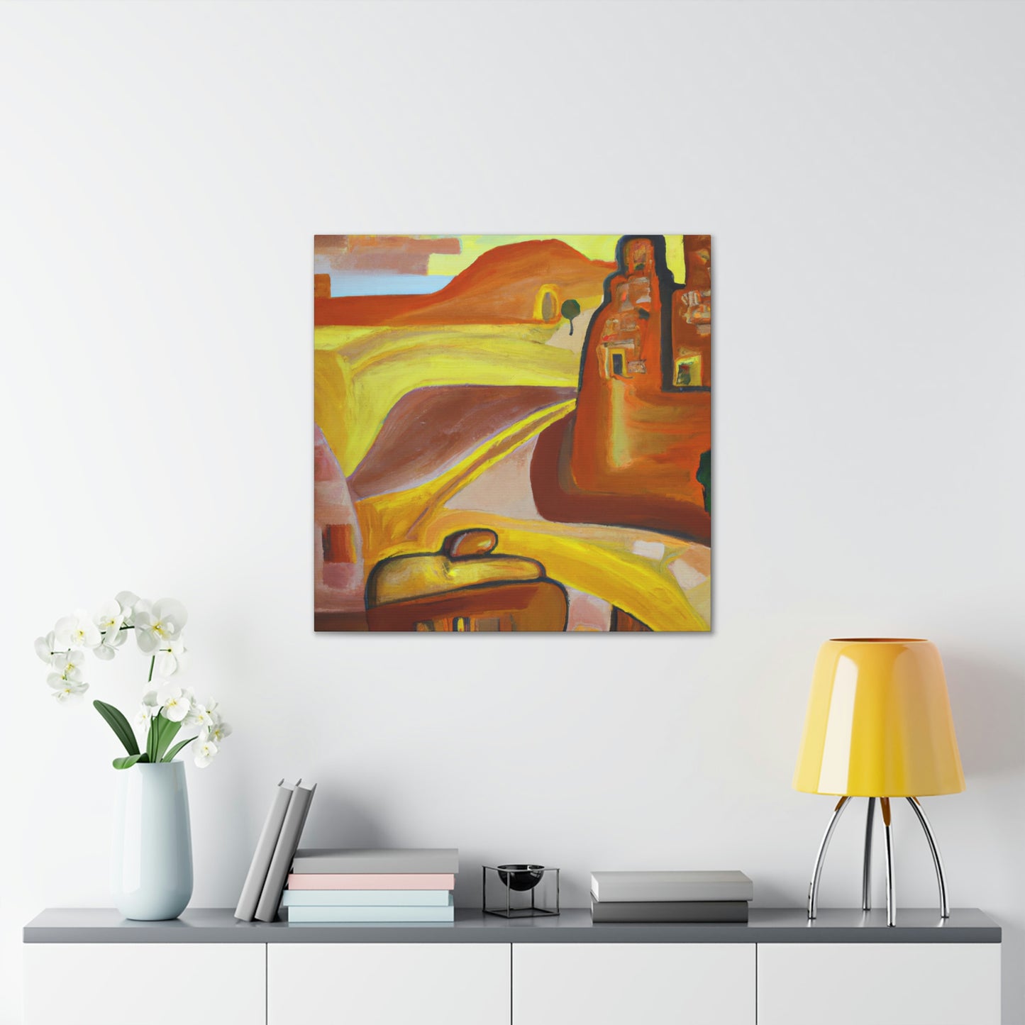 Desert in Expressionism - Canvas