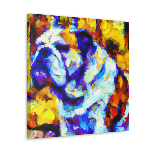 English Bulldog Dreaming - Canvas