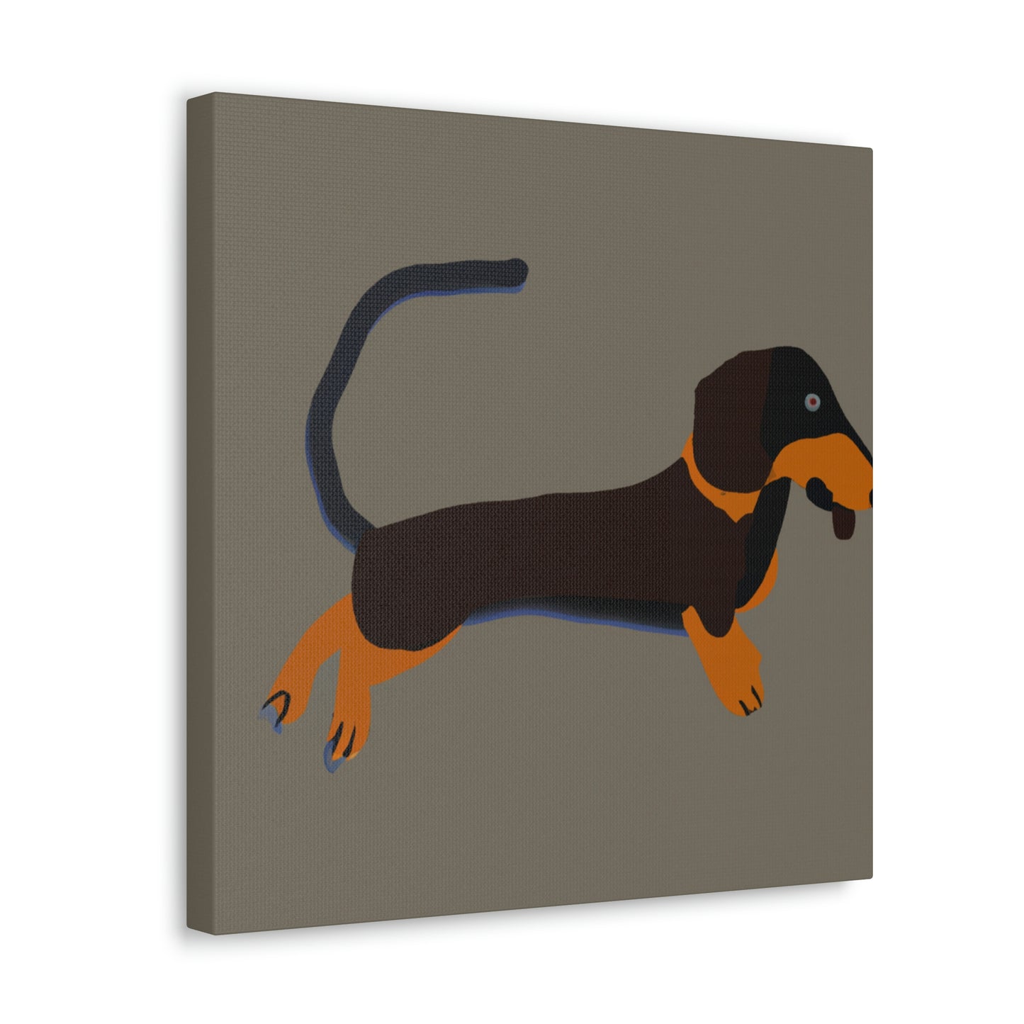 "Dachshund in Minimalism" - Canvas