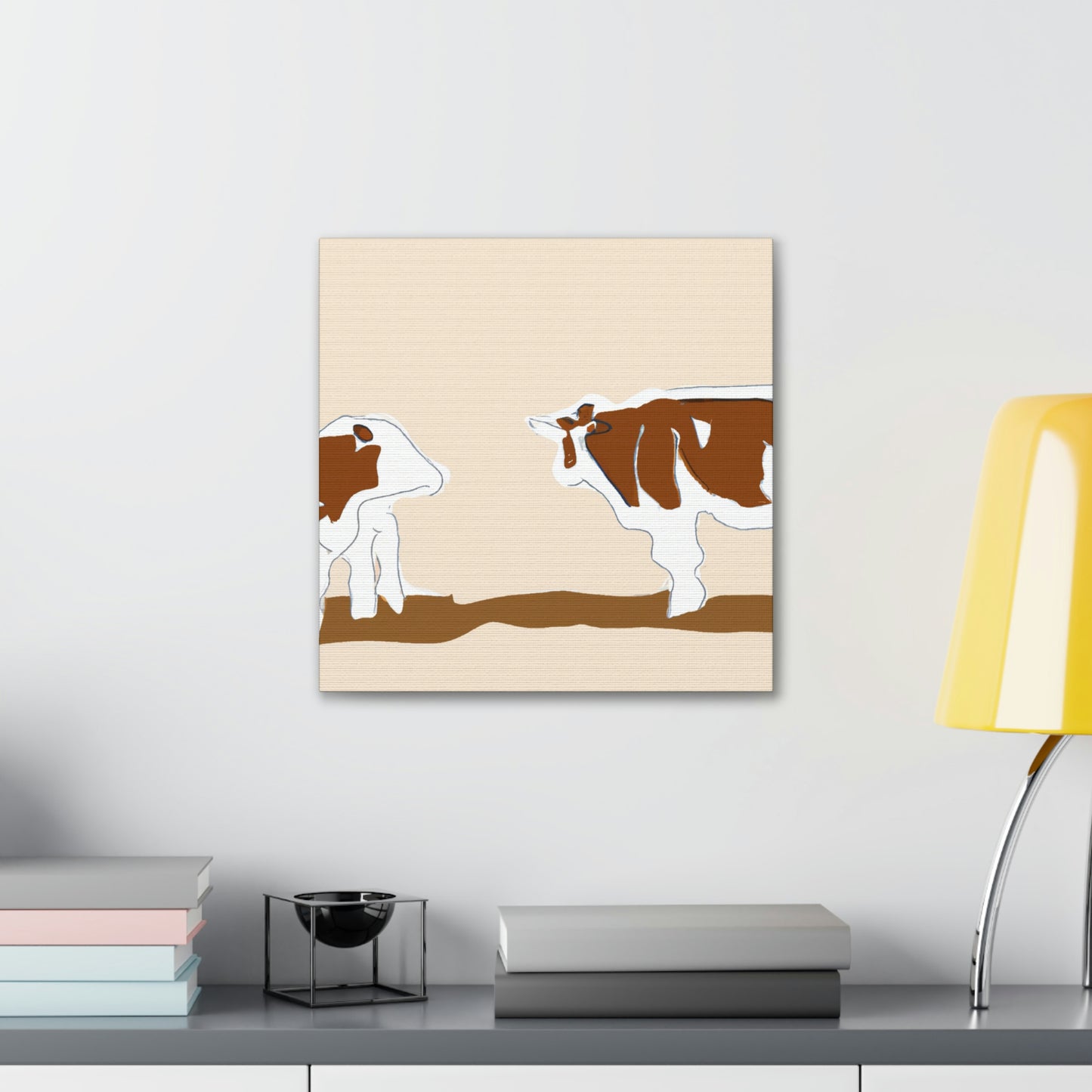 Cows in Simplicity - Canvas