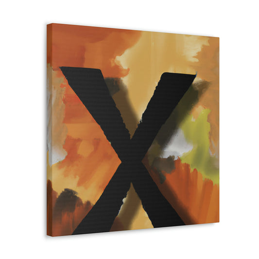 X in Reflection Series - Canvas