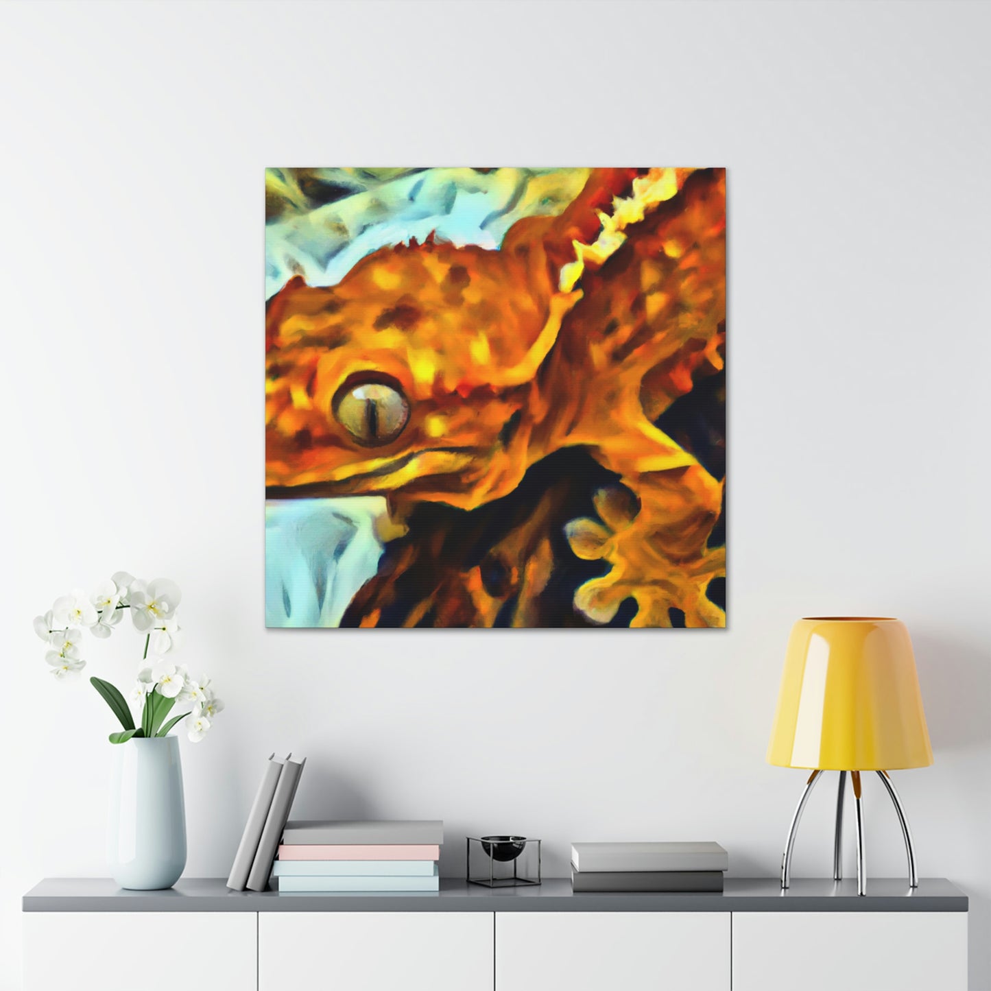 Crested Gecko Dreamscape - Canvas