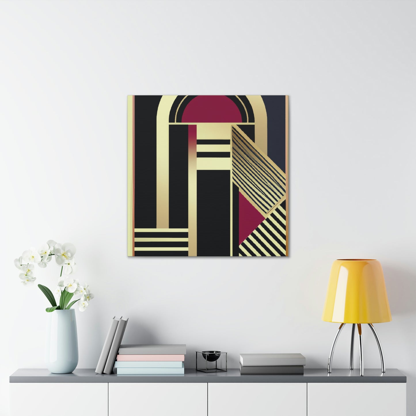 "Gilded Jazz Jubilee" - Canvas