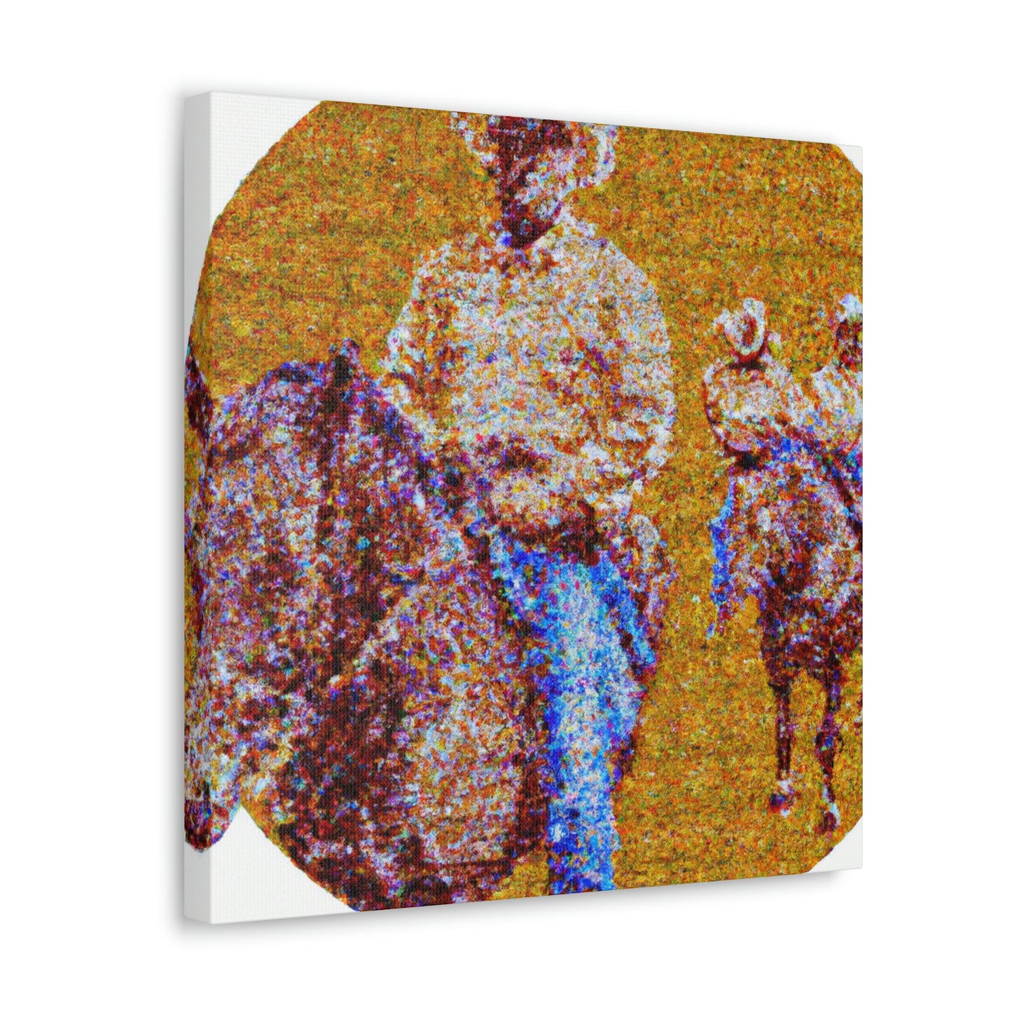 "Round Up: Cattle" - Canvas