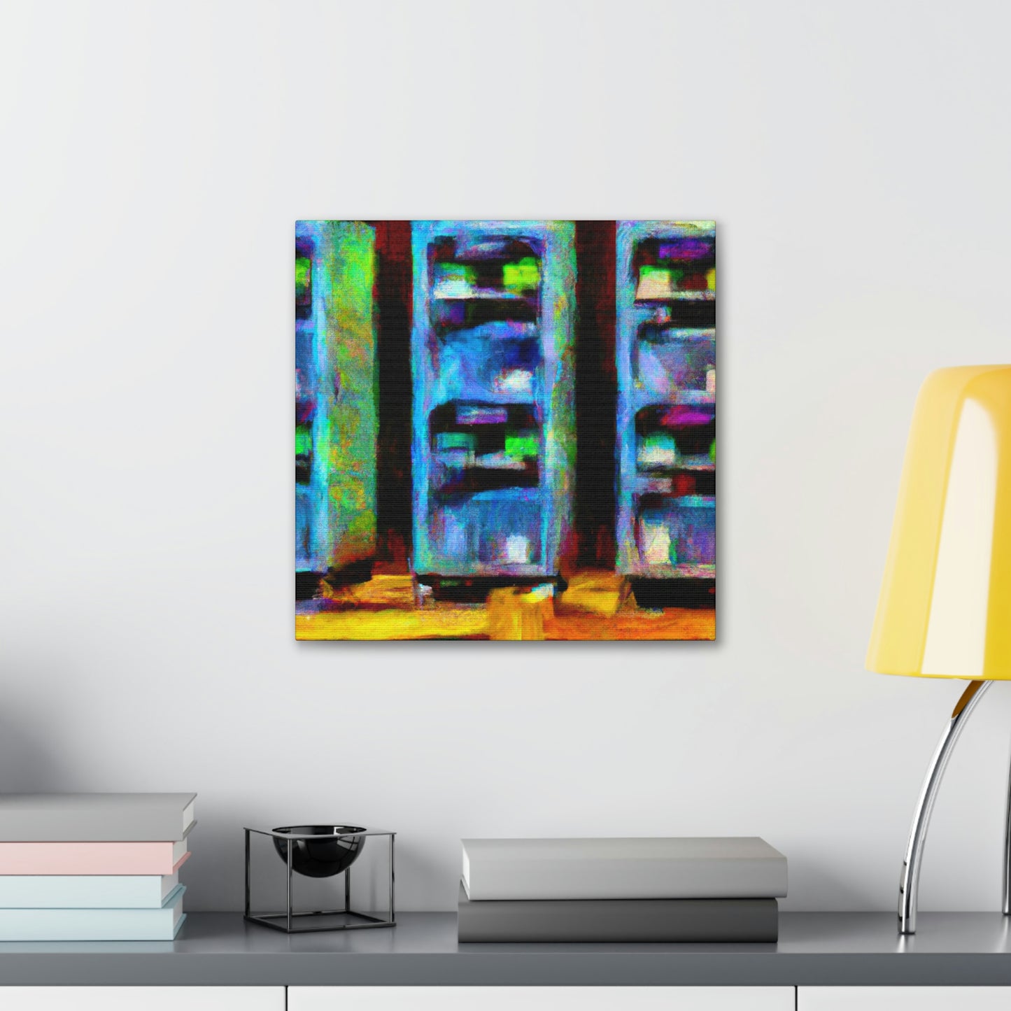 "Digital Tech Impressionism" - Canvas